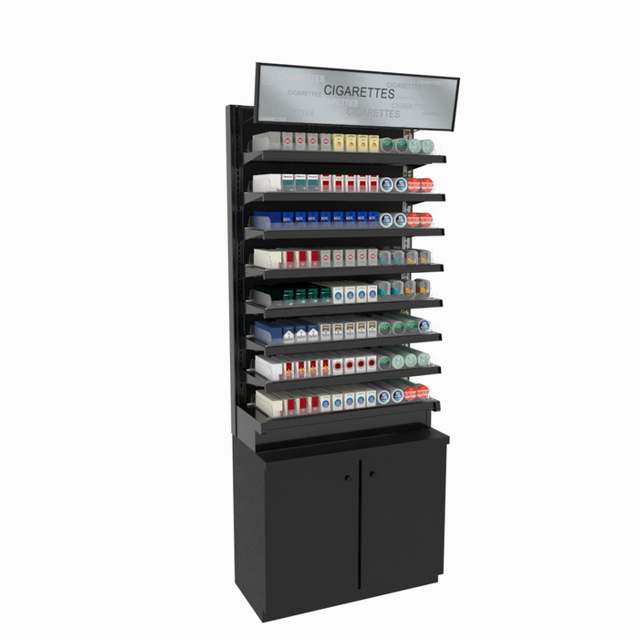 免税香烟展示
